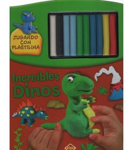 Imagen 1 de 1 de JUGANDO CON LA PLASTILINA INCREIBLES DINOSAURIOS, de NO APLICA. Editorial LEXUS en español