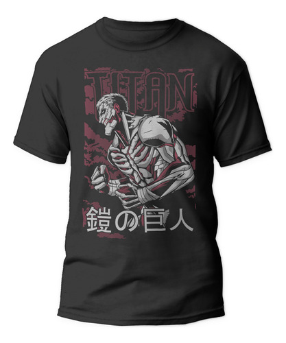 Polera Titán Tn Shingeki No Kyojin Anime Hombre Mujer Niños