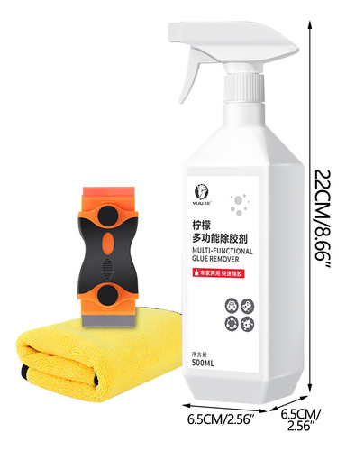 Líquido Limpiador De Pegamento Para Vidrio W Power Remover A