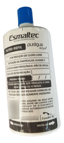 Filtro Refil Para Purificador Esmaltec Acqua7 Original