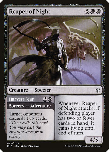 Carta Mtg Reaper Of Night X 4 Unidades Playset Magic