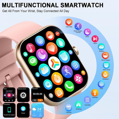 Smart Watch (answer/make Calls), 1.96 Hd Smartwatch For W...