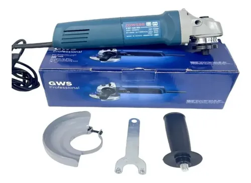Esmerilhadeira E Lixadeira Angular Gws 6-115 1000w 220v Azul 220v