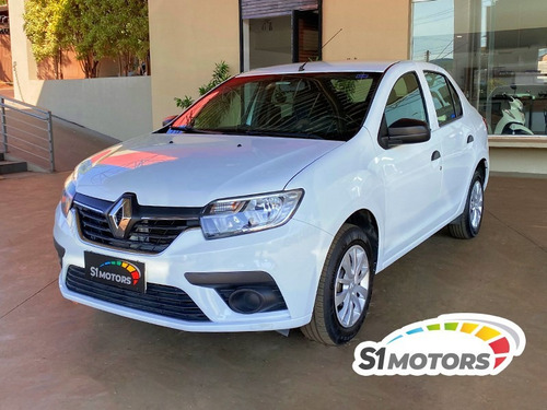 Imagem 1 de 14 de Renault Logan Life 1.0 Branco 2020