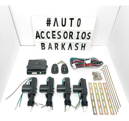 Kit Cierre Centralizado Con Control Remoto Universal 4 Ptas