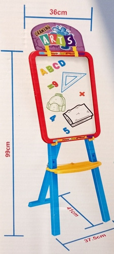 Symiu Pizarra/ Infantil Caballete Pintura para Ni/ños/ 3 EN 1 Pizarra/ Magn/ética Ajustable Juegos con Tarjetas Magn/éticas y Bol/ígrafos Regalos para Ni/ños Ni/ñas 3 4 5 6 7 A/ños