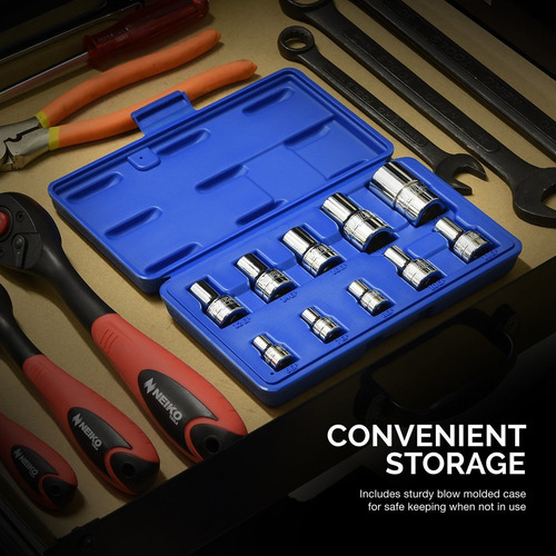 Neiko 02473a Estrella Externo Torx Plus Juego De Dados, Ep6