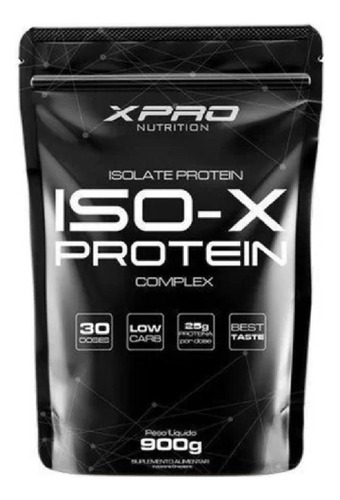 Iso-x Protein Complex Refil 900g X-pro Nutrition Sabor Bolo Dechurros
