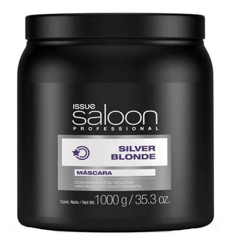 Mascara Issue Saloon Silver Blonde Pigmentos Violetas 1 Kg