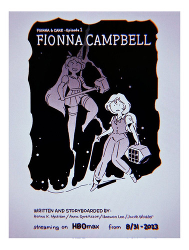 Poster Papel Fotografico Fionna Campbell Caricatura 40x80