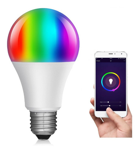 6 Lámpara Led Wifi 11w Cambia Colores Smartlife Alexa Google