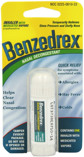 Benzedrex Descongestionante Nasal Inhalador 1 (pack De 6)