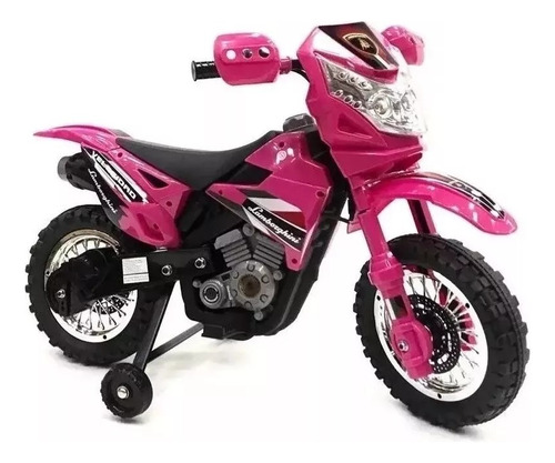 Moto Cross Electrica A Bateria 6 Volt Luz Sonidos Babymovil