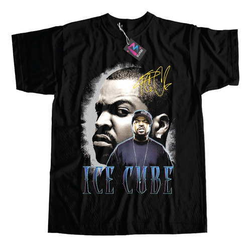 Remera Rapero Ice Cube Dtf Estampa Grande Calidad Premium