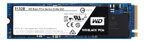 Ssd M.2 Western Digital Black, 512 Gb Hasta 2050 Mbps