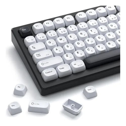 comprar Xvx Pbt Keycaps - Capas De Teclas Moa White, Keycaps Japones