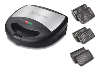 Ultracomb Sw2801 Sandwichera C/ Placas Grill/panini Y Wafles