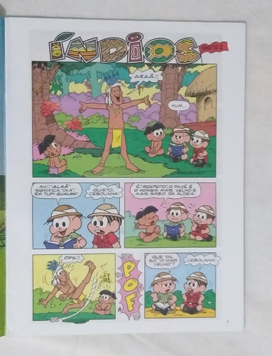 Turma Da Mônica Revista Você Sabia Índios N 14 Passatempos (Usado)