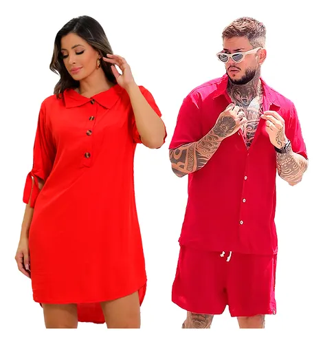 Vestido e hotsell camisa para casal
