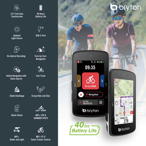 Computadora De Ciclismo Gps Con Pantalla Táctil Lcd 2.8 PuLG