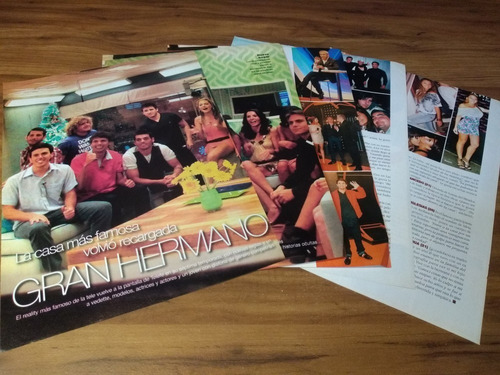 (v140) Gran Hermano 2011 * Recortes Revistas Clippings