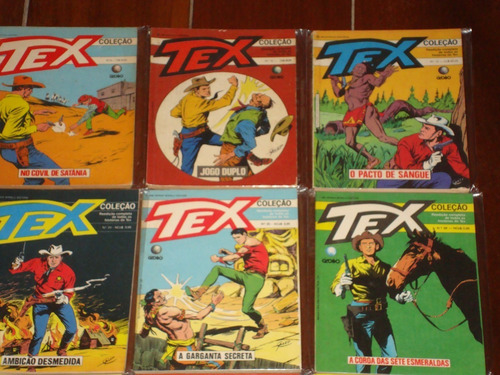 Lote Com 28 Gibis Tex Coleção Rge Globo A Partir 1986 Novas (Usado)