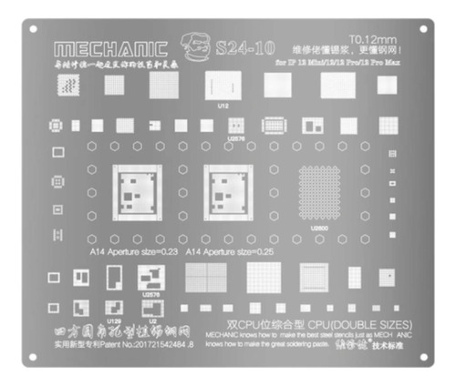 Stencil Para Reballing Mc-s24-10