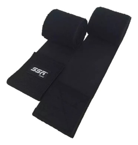 Kit De Ejercicio Polaina, Grilletes Y Rodilleras Elastica Negro
