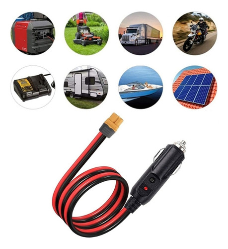 Cabo De Extensão De Conector Xt60 Com Plugue Mais Leve De 10