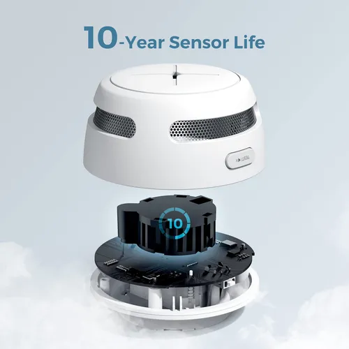 Aegislink Detector De Humo Interconectado, Alarma De Humo Co