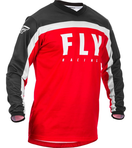 Camisa Fly Racing Rojo/negro/blanco T-yx