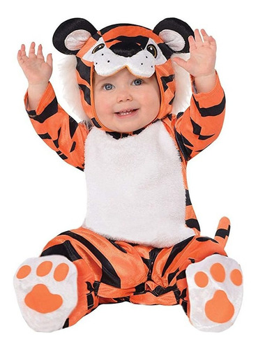 Disfraz De Tigre Pequeño Bebé - 12-24 Meses