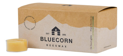 Bluecorn Beeswax 100% Pure Beeswax Veleras De Color Verde Az