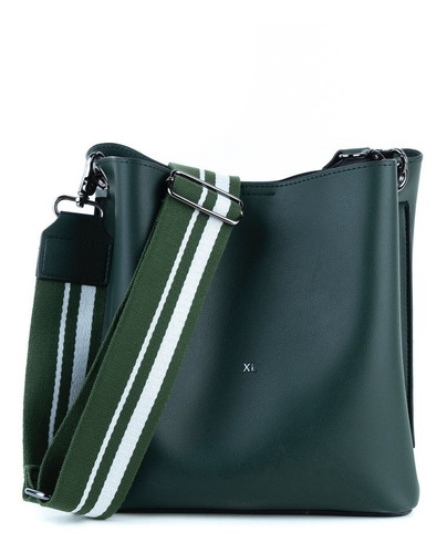 Bandolera Mujer Xl Extra Large Vanesa Verde