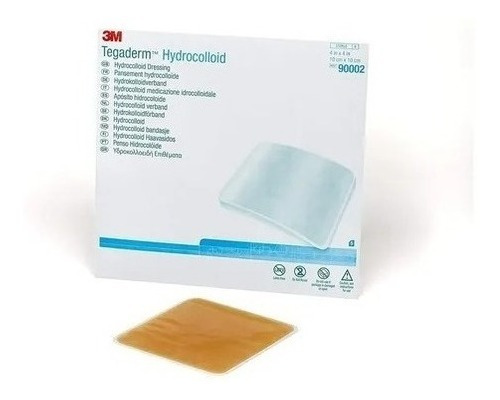 Tegaderm 3m Hidrocoloide Cuadrado 10 Cm X 10 Cm Caja 5 Un 