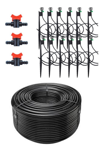 Kit Sistema De Riego Por Micro Aspersión 200 Pz