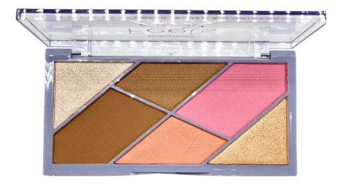 Quarteto De Blush E Iluminador Contorno Feels Mood-ruby Rose Tom Da Maquiagem Cor 1
