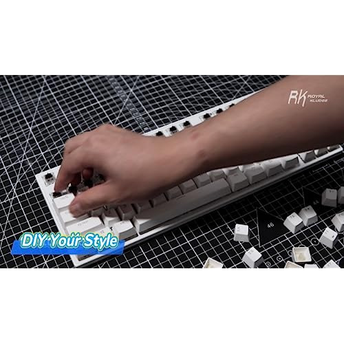 Teclado Mecánico Inalámbrico Rk87, Tkl Del 75%, Inter...
