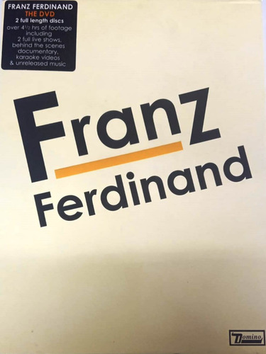 Franz Ferdinand ( Import Of Europe ) Slipcase Doubledisc Dvd