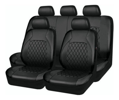 Funda De Asiento Trasero De Coche De Piel Sintética 5pc