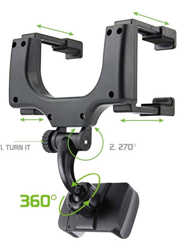 Imagen 2 de 2 de Base Car Holder De Espejo Retrovisor