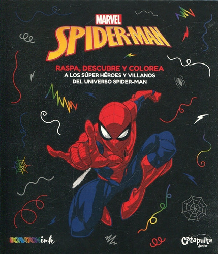 Libro Spiderman : Raspa , Descubre Y Colorea De Marvel