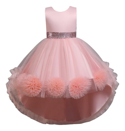 Vestido De Princesa Para Niñas De Cola Actuación De Piano