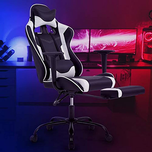 Silla Gamer Ergonómica De Cuero