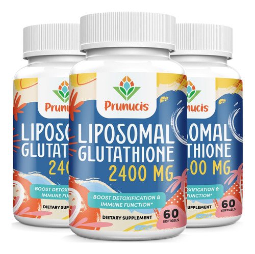 Glutation Liposomal De 2400 Mg, L-glutation Reducido, Suplem