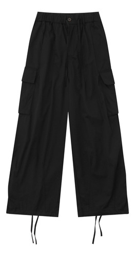 Pantalones Cargo Casuales Estadounidenses De Color Liso, Uni