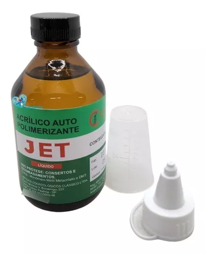 Imagem 1 de 3 de Resina Acrílica Auto Polimerizante Jet Líquida 120ml