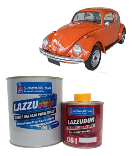 Tinta Automotiva Pu Concentrada Ocre Marajó Vw C/ Catal.