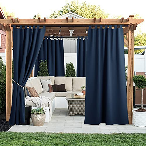 Nicetown 2 Piezas De Cortinas Blackout Para Exteriores Para