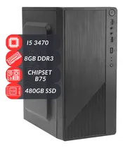 Comprar Pc Cpu Intel I5 3470 Placa B75 8gb Ssd 480gb 200w Adapt Wifi